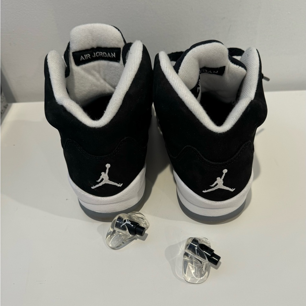 Air Jordan Retro 5 GS Oreo 5Y Moonlight Black/White nike boys - Picture 6 of 7